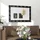 Costway Wandspiegel 106 x 71,5 cm Schwarz