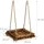 Relaxdays Vogelfutterstation Holz, Futtertisch für Wildvögel, Stellen & Hängen, Vogelfutterhaus, HBT 6,5x25x25 cm, braun