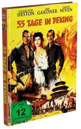 55 TAGE IN PEKING - 2-Disc Mediabook - Cover B - Limited 500 Edition - Uncut  (Blu-ray + DVD)