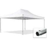 TOOLPORT Faltpavillon ohne Seitenteile robust und wasserdicht professional 50mm weiß