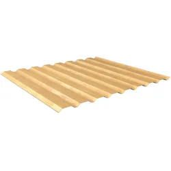 Trapezblech 20/1100 | Wand | Stahl 0,50 mm | 35 μm Strukturpolyester | Holzoptik - Ahorn