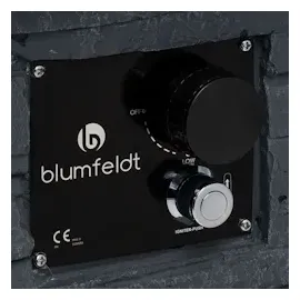 Blumfeldt Anafi Gas-Feuerstelle, 40.000BTU/13kW, Abdeckung, Edelstahlbrenner,