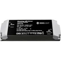 potermic Deko-Light Netzgerät CV 12V 12-50W, IP20, dimmbar Schwarz