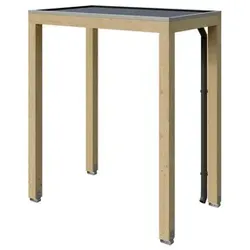 SKANHOLZ Vordach »Flensburg«, 200 x 125 cm (BxT), nordische Fichte, natur - beige