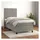 vidaXL Boxspringbett 100 x 200 cm Hellgrau