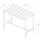 Niehoff Bartisch Luna 135 x 70 cm Teak/Grau
