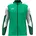 Polyesterjacke grün/weiß/dunkelgrün S