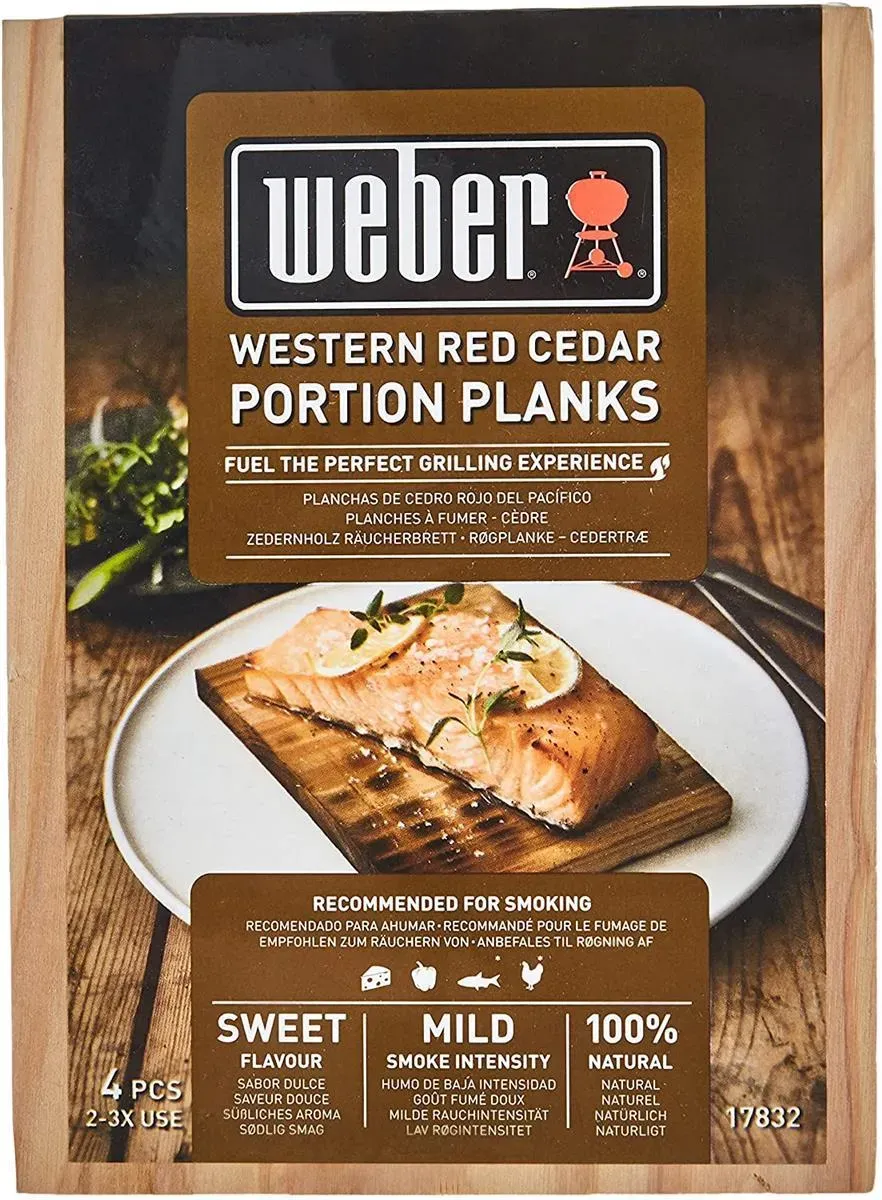 Preisvergleich Produktbild Weber Räucherbretter, Zedernholz, 4 Stk.