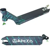 Apex Digital Apex Pro Stunt-Scooter Deck 580 (49cm) Splash grau/türkis - Silber