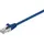 goobay CAT 5e Patchkabel, F/UTP, Blau 0,25 m