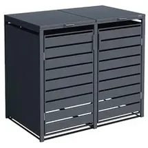 Weka Mülltonnenbox Gary 132 x 80 x 116 cm grau