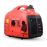 Powertech Stromerzeuger 2000W Inverter Benzin Stromgenerator Notstromaggregat