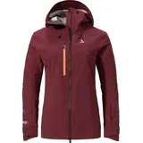 Schöffel, Damen, Skijacke, 3L Jacket Pizac (42), Rot, 42