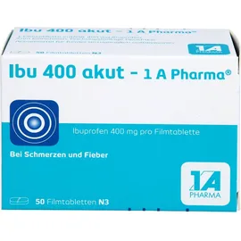 1 A Pharma IBU 400 akut 1A Pharma Filmtabletten 50 St