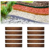 Green-Split Rasenkante 70 x 13,5 cm 10 Stück braun/grün