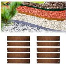 Green-Split Rasenkante 70 x 13,5 cm 10 Stück braun/grün