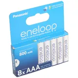 Panasonic eneloop (Gen 5) Micro AAA NiMH 800mAh, 8er-Pack (BK-4MCDE/8BE)