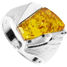 Ostsee-Schmuck Ring Mette - 925/000 - Bernstein"