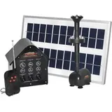 Mauk Solar- Teich- Pumpe Set mit LED und Remote Control