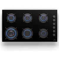 Klarstein Gaskocher 6 Flammig, Einbau-Gaskocher für Innenbereich & Wohnmobil, 12200W Edelstahl-Gaskocher, 6 Flammen Gaskocher, Gasherde mit Snapjet-brenner, Moderner Einbau Gasherd, Lpg Gas Herd