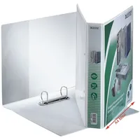 Leitz Präsentationsordner Ringbuch A4 2 Ringe 30mm weiß weiß