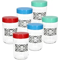 Mambocat 6er Set Aufbewahrungsglas Ida 660ml 24868