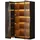 modfu Vitrine 110 x 35 x 160 cm Schwarz