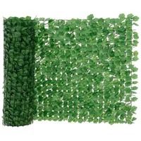 neu.haus Sichtschutzelement Efeu 100 x 300 cm Grün Kunststoff