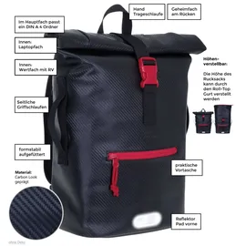 Elephant Gin Time Bag Rucksack Schwarz