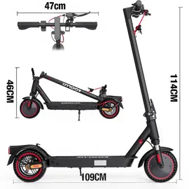 RCB EV85F Elektroroller, E-Scooter mit Straßenzulassung (ABE), 8,5 Zoll,400W Motor,MAX 20km/H,Dreistufige Getriebestellung,Faltbarer e Roller, APP-Steuerung, Max Belastung 120 kg,Doppelstoßdämpfer