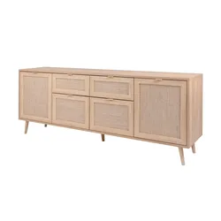 Sideboard  Rafia , holzfarben , Maße (cm): B: 180 H: 71 T: 40