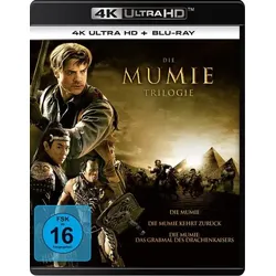 Die Mumie Trilogie - Die Mumie / Die Mumie kehrt zurück / Die Mumie: Das Grabmal des Drachenkaisers (3 4K Ultra HD) (+ 3 Blu-rays)