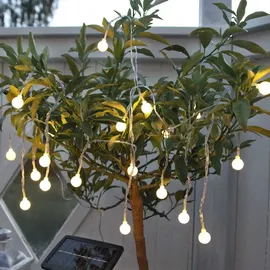 Best Season LED-Lichterkette Balls 2,7 m Weiß