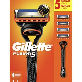 Gillette Fusion5 Handstück + Rasierklingen 4 St.
