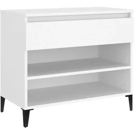 vidaXL Schuhregal 70 x 36 x 60 cm weiß / weiß
