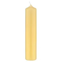 Kopschitz Kerzen Altarkerzen, Kaminkerzen Champagner 200 x Ø 80 mm, 4 Stück, Kerzen mit Dornbohrung in RAL Kerzengüte Qualität
