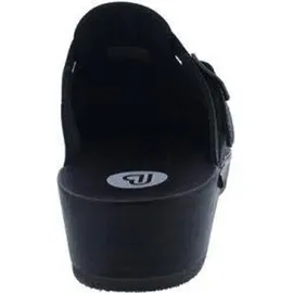 Berkemann Riemen-Toeffler Clogs Schwarz - Gr.: 40,5