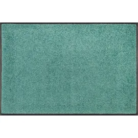 Wash+Dry FUßMATTE Salvia Green (BL 60x90 cm, Oeko-Tex® Standard 100, für Fußbodenheizung geeignet, rutschhemmend, Teppiche & BL 60x90 cm