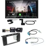 Kenwood DMX8021DABS Android Auto CarPlay Bluetooth Einbauset für Mercedes R W251