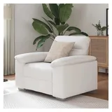 vidaXL Sessel vidaXL Kunstleder 54,3 x 84 x 77,9 cm Weiß schmutzabweisend