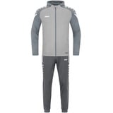 Jako Trainingsanzug Polyester Performance mit Kapuze Soft grey/steingrau 152