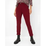 Brax Damen Five-Pocket-Hose Style MARY MULBERRY, denim dunkelrot, Gr. 42