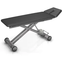hwk therapieliegen Elektrische Therapieliege ""Solid E2"", 65 cm, Anthrazit, Graualuminium
