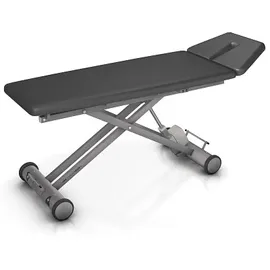 hwk therapieliegen Elektrische Therapieliege ""Solid E2"", 65 cm, Anthrazit, Graualuminium