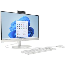 HP 24-cr0337ng, All-in-One PC, mit 23,8 Zoll Display, Intel® CoreTM i3 i3-1315U Prozessor, 8 GB RAM, 512 SSD, UHD Graphics, Muschelweiß Windows 11 Home (64 Bit)