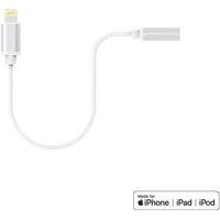 Xlayer Lightning auf 3,5 mm Klinkenadapter Weiß
