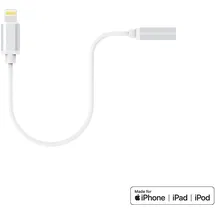 Xlayer Lightning auf 3,5 mm Klinkenadapter Weiß