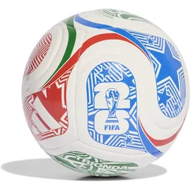 adidas FIFA Fußball-Weltmeisterschaft 26 Trionda Club Ball White / Vivid Red / Glow Blue / Green Gr. 3