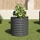 vidaXL Garten-Hochbeet verzinkter Stahl 80 x 80 x 81 cm Grau