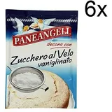 6x Paneangeli Zucchero a velo Vanigliato Vanille-Puderzucker 120 g